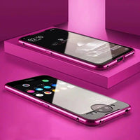 Double-Sided Magneto Glass Case with Metal Frame