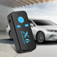 X6 Car Bluetooth Receiver Car Speaker Receiver TF Card Reader