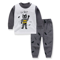 Children's Cotton Long Sleeved Trousers For Home Wear