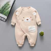 Baby Cotton One-piece Quilted Cotton Warm Romper