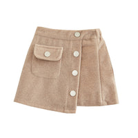 Woolen Material Short Skirt Baby A-line Skirt Girl Skirt