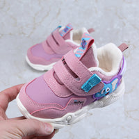 Super Light Solid Sole Plus Velvet And Cotton Sneakers