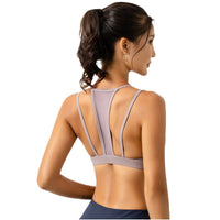 Running Shockproof Underwear Gathers Stereotyped Yoga Vest
