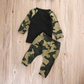 Infant Camouflage Long-Sleeved And Short-Sleeved Suits