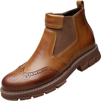 High-Top Shoes Snow Cowhide Boots Tooling Short Boots Brock American Martin