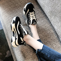 Women's Thick Soled Single Shoes Casual Height Increasing Sports Shoes Women