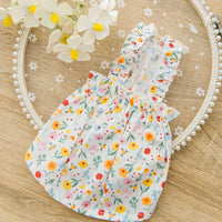 Floral Anti-hair Cat Halter Skirt