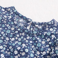 Summer Girls Floral Cotton One-Piece Romper