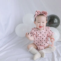 Baby Romper And Romper Cute Navy Triangle Cotton One-Piece Suit