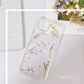 Compatible with Apple , Real Flower Gypsophila Dry Flower Epoxy Glitter Phone Case