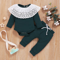 Solid color pit strip romper suit