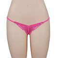 Women's Lace Waist Elastic Panties Thong