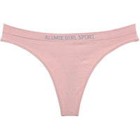 Women's Seamless Fitness Alphabet Panties Thong