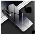Huawei P30 Mobile Phone Case Glass P30pro all-Inclusive Anti-fall Personality Creative Simple Fashion Gradient Color Protective Cover
