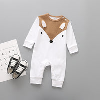 European And American Children's Cotton Animal Long-Sleeved Cotton Romper