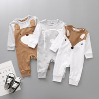 European And American Children's Cotton Animal Long-Sleeved Cotton Romper
