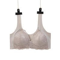 Front Buckle Unsealed Lace Beauty Back Bra