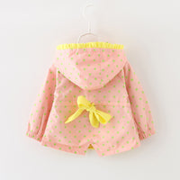 New Windbreaker Baby Girl's Jacket For Infants And Children Aged 1-2-3-4