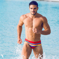 Boys' Colorful Striped Fashion Briefs