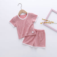 Men's And Women's Baby Home Service Suits Thin Children's Air Conditioning Suits