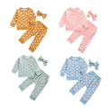 Full Print Chrysanthemum Suit Baby And Child Suit