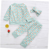 Full Print Chrysanthemum Suit Baby And Child Suit