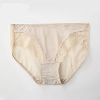 Haosangyuan new silk underwear fashion lace comfortable breathable mesh sexy briefs