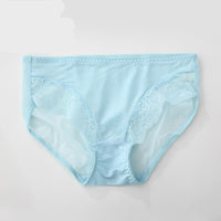 Haosangyuan new silk underwear fashion lace comfortable breathable mesh sexy briefs