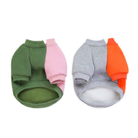 Fleece Soft Touch Contrast Stitching Pet Sweater