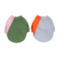 Fleece Soft Touch Contrast Stitching Pet Sweater