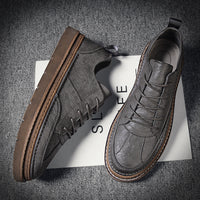 Men's Retro Fashion British Casual Leather Shoes