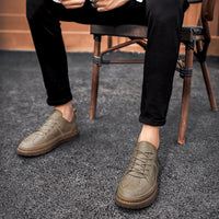 Men's Retro Fashion British Casual Leather Shoes