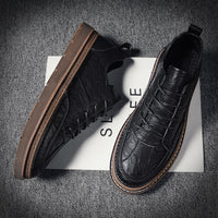 Men's Retro Fashion British Casual Leather Shoes