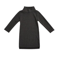 Autumn Winter Infant Solid Color Dress Toddler