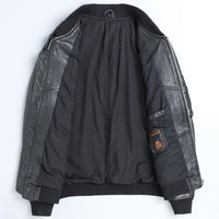 New Black Leather Leather Men's Baseball Uniform Short
