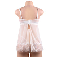 Oversized White Nightdress Lace Underwear