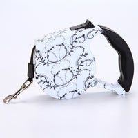 Automatic Cute Dog Walker Traction Rope Flat Rope Traction Device Dog Rope Multicolor