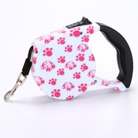 Automatic Cute Dog Walker Traction Rope Flat Rope Traction Device Dog Rope Multicolor