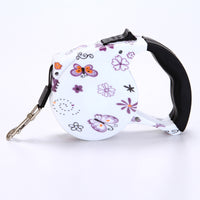 Automatic Cute Dog Walker Traction Rope Flat Rope Traction Device Dog Rope Multicolor