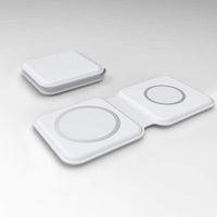 2 in 1 Magnetic Wireless Charger 15W Charging Dock Wireless QI Fast Charger