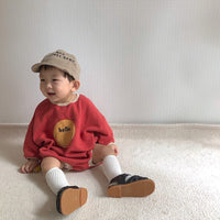 Long-sleeved Smiley Baby Bodysuit