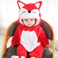 Autumn and Winter Warm Baby One-Piece Romper Romper