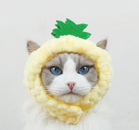 Cute Pineapple Cat Hat Warm Puppet Headdress