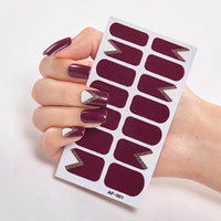 Trendy Nail Polish Film Nail Sticker Waterproof Letter Nail Sticker Full Sticker