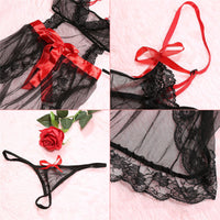 See-through Mesh Ladies Nightdress Underwear