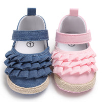 Spring And Autumn New Baby Girl Wave Princess Soft-Soled Toddler Shoes