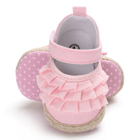 Spring And Autumn New Baby Girl Wave Princess Soft-Soled Toddler Shoes