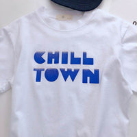 Boys Cotton Personality Printed Short-sleeved T-shirt