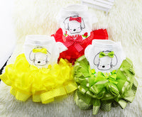 Solid Color Pet Pompous Fruit Skirt