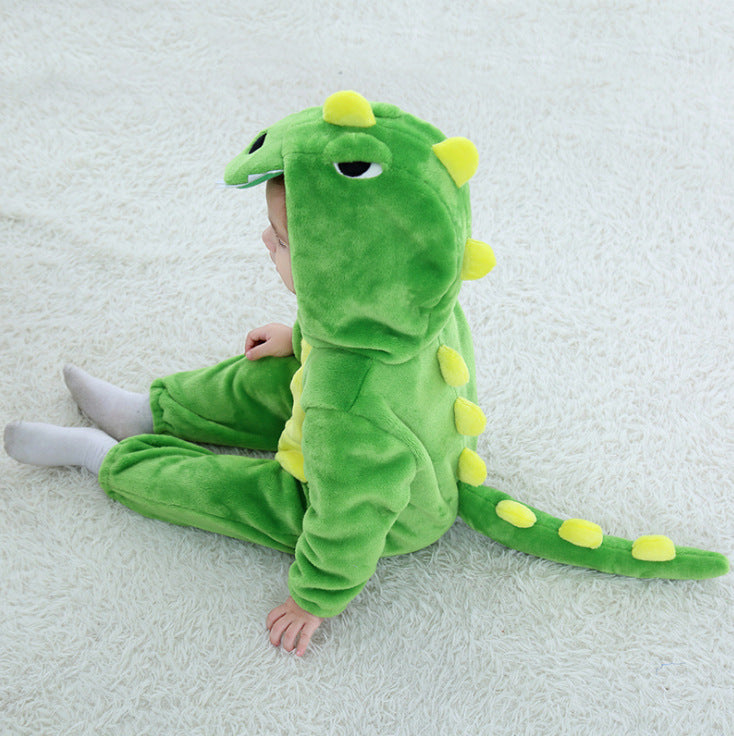 Dinosaur Cartoon Baby Outing Clothes Children's Animal Cotton Jacket